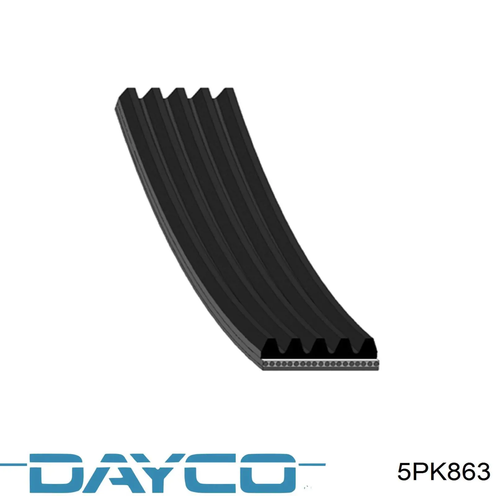 Клиновый ремень Dayco 5PK863 цена, от 5.62 USD