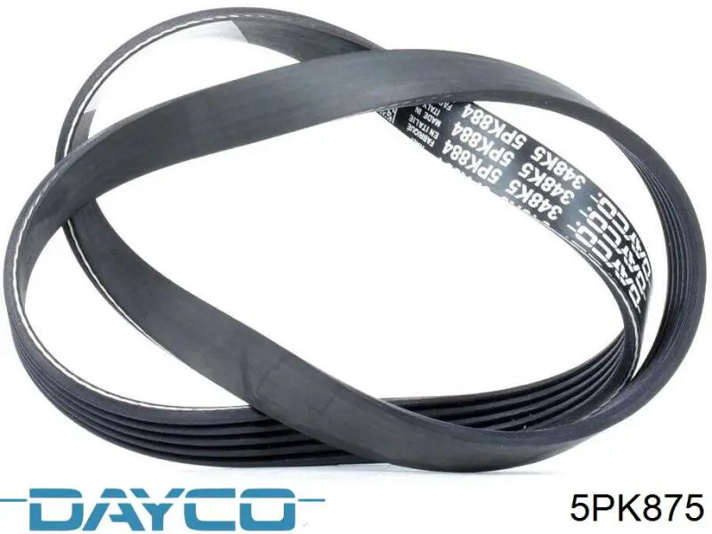 Клиновый ремень Dayco 5PK875 цена, от 6.01 USD