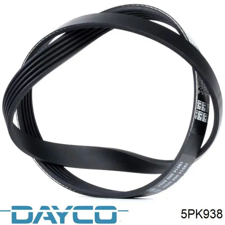 Ремень генератора 5PK938 Dayco