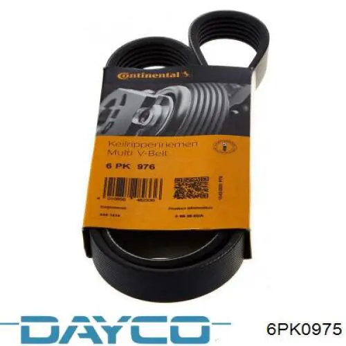 Ремень генератора 6PK0975 Dayco