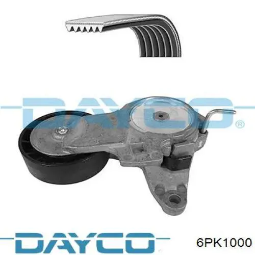 Ремень генератора DAYCO 6PK1000