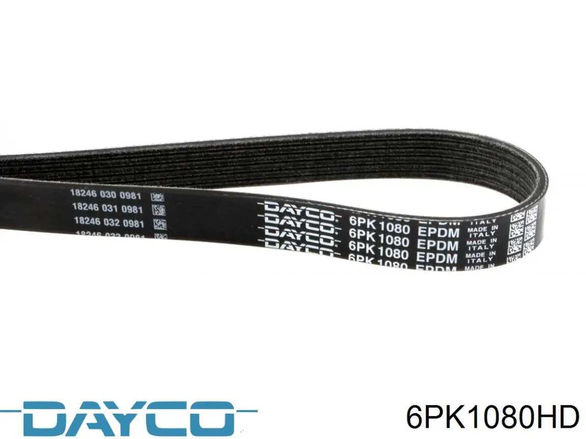 6PK1080HD Dayco Поликлиновый ремень