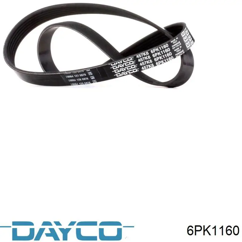 Ремень генератора DAYCO 6PK1160