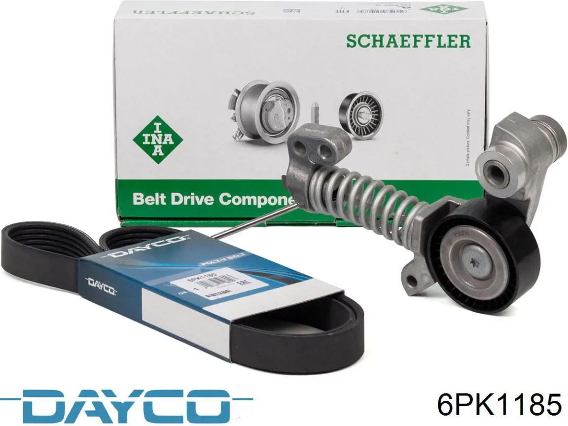 Клиновый ремень Dayco 6PK1185 цена, от 9.41 USD