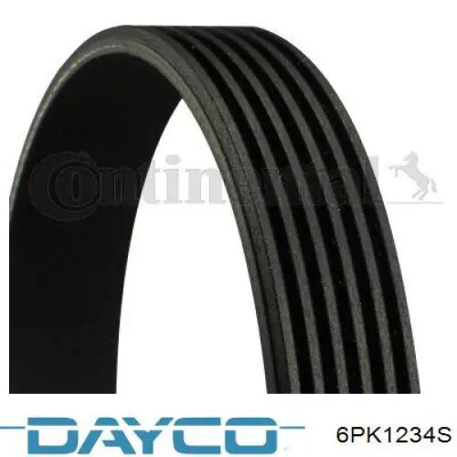 Купить 6PK1234S Dayco Ремень генератора