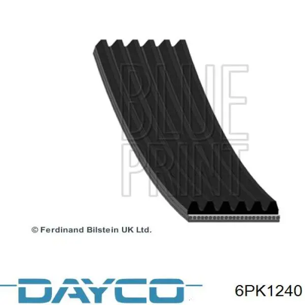 Клиновый ремень Dayco 6PK1240 цена, от 9.05 USD