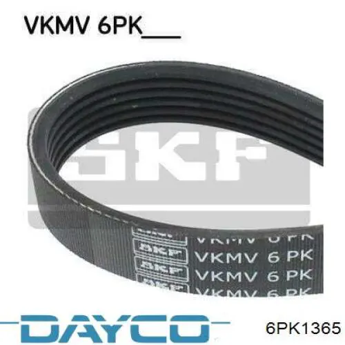 6PK1365 Dayco ремень генератора