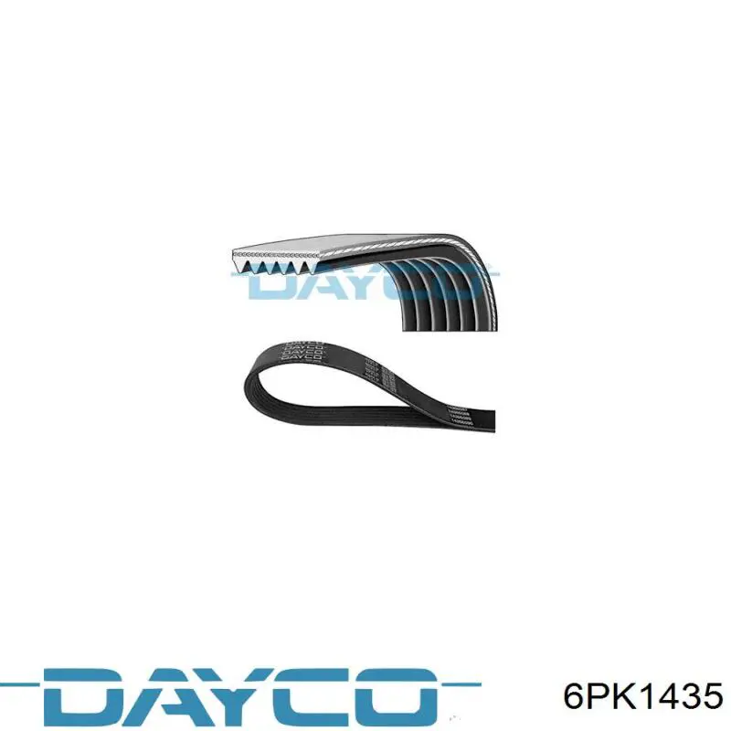 6PK1435 Dayco ремень генератора