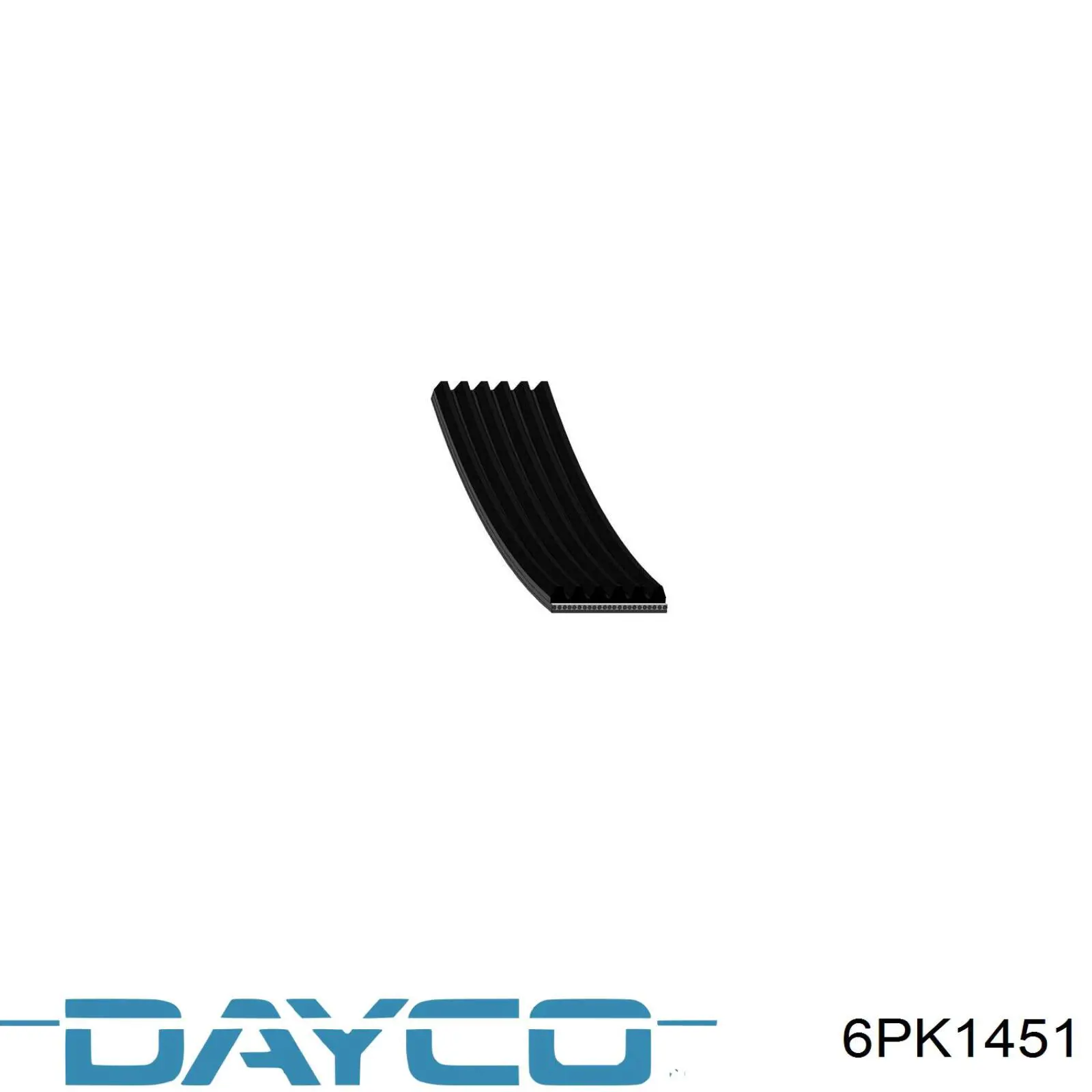Клиновый ремень Dayco 6PK1451 цена, от 11.37 USD