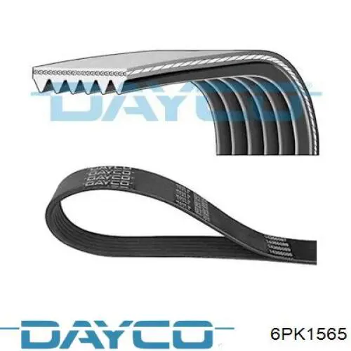 Купить 6PK1565 Dayco Ремень генератора