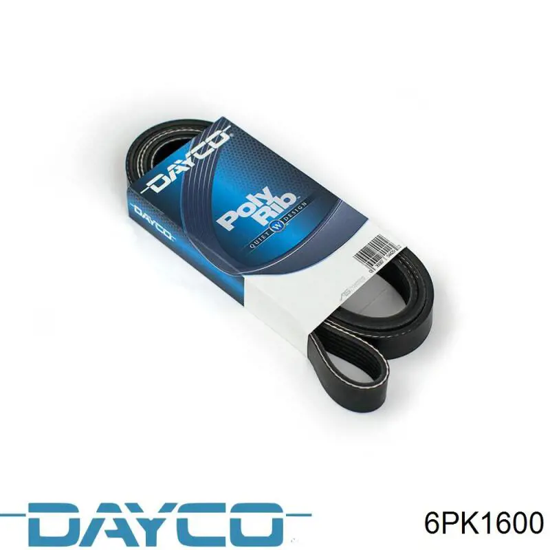 6PK1600 Dayco ремень генератора