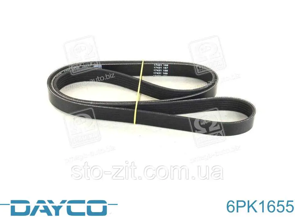 Клиновый ремень Dayco 6PK1655 цена, от 9.84 USD