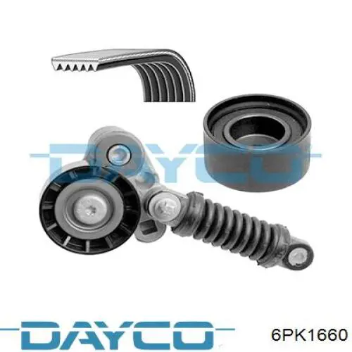 6PK1660 Dayco Поликлиновый ремень
