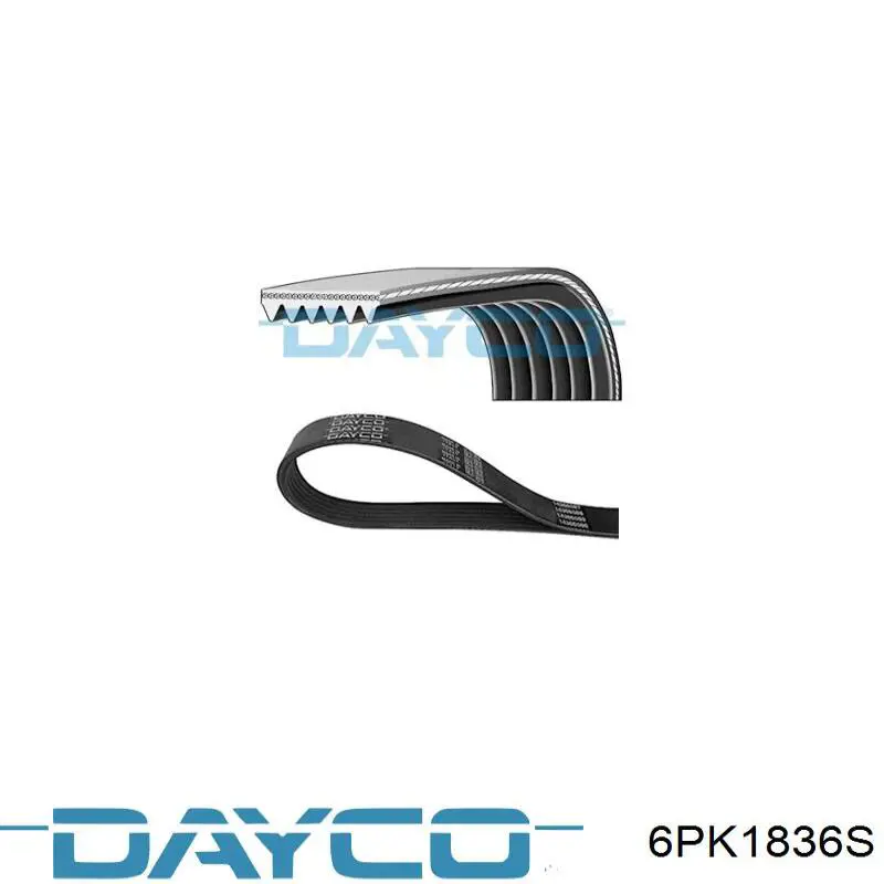 Купить 6PK1836S Dayco Ремень генератора