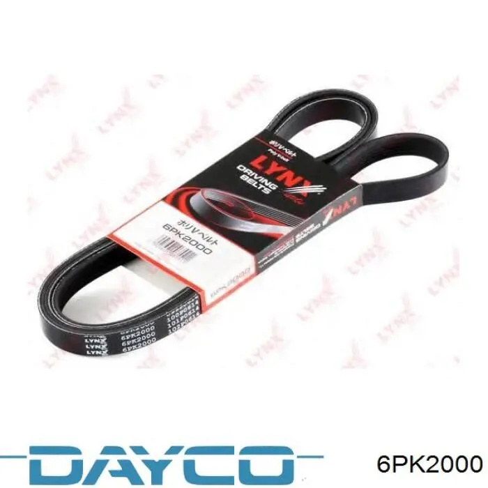 Клиновый ремень Dayco 6PK2000 цена, от 11.75 USD