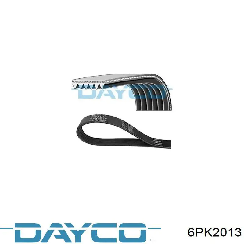 Ремінь приводний, агрегатів 6PK2013 Dayco
