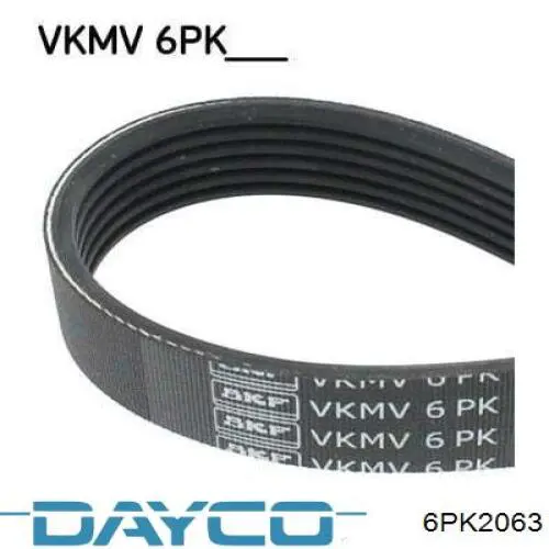 6PK2063 Dayco ремень генератора