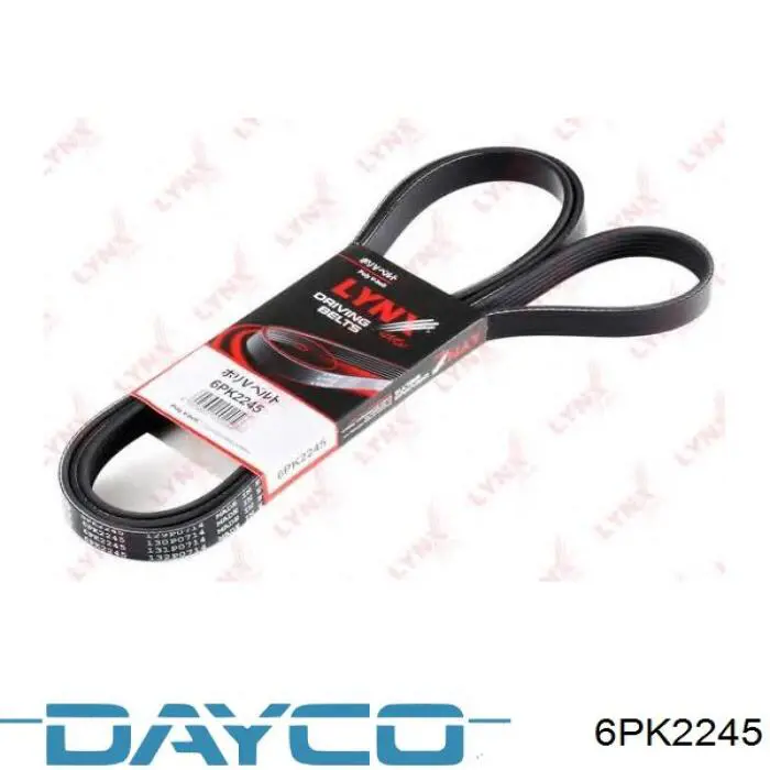 Ремінь приводний, агрегатів 6PK2245 Dayco