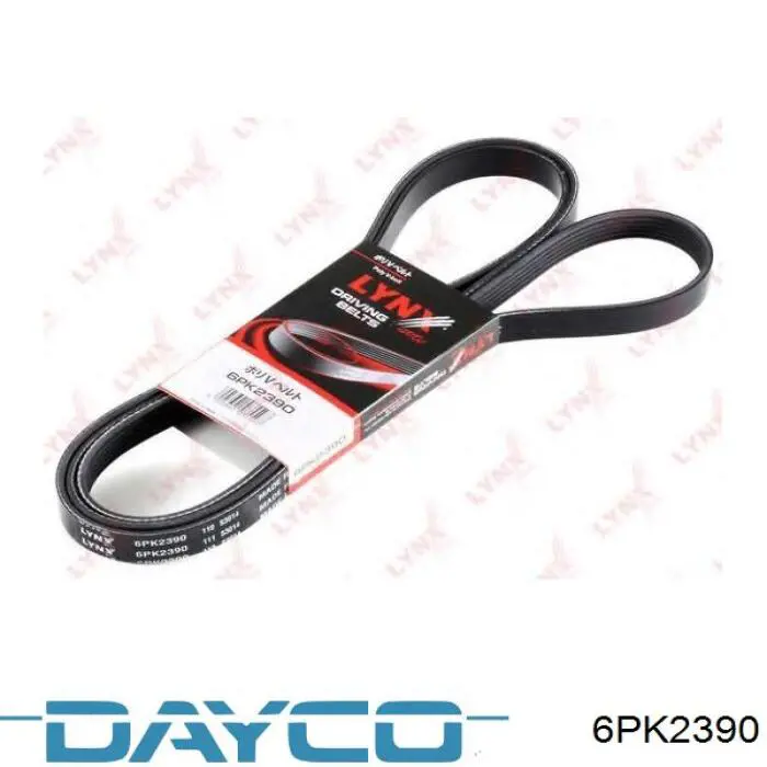6PK2390 Dayco Поликлиновый ремень