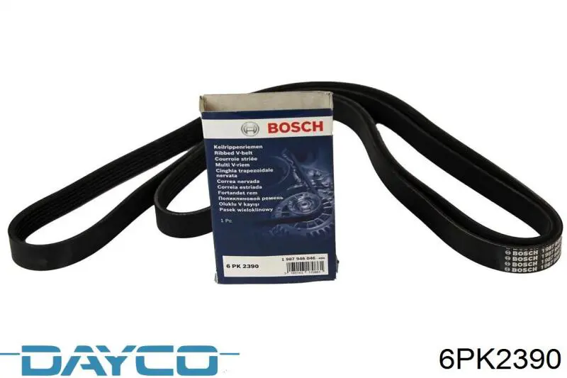 Клиновый ремень Dayco 6PK2390 цена, от 14.14 USD