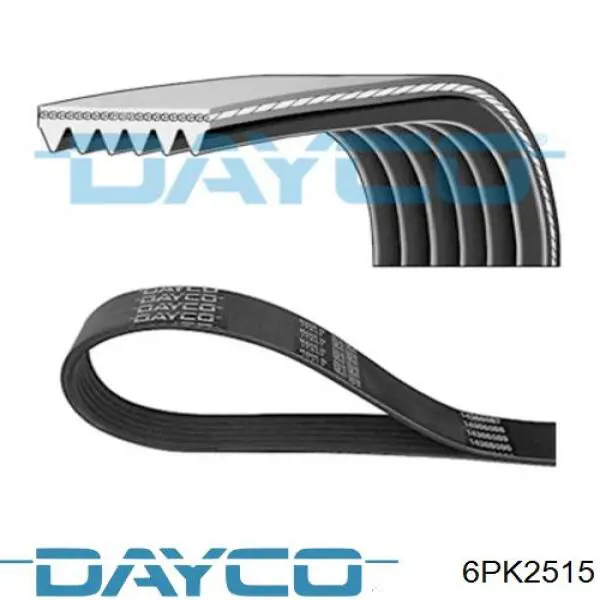 Клиновый ремень Dayco 6PK2515 цена, от 15.19 USD