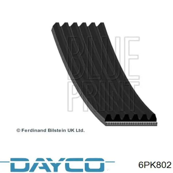 Ремень генератора 6PK802 Dayco