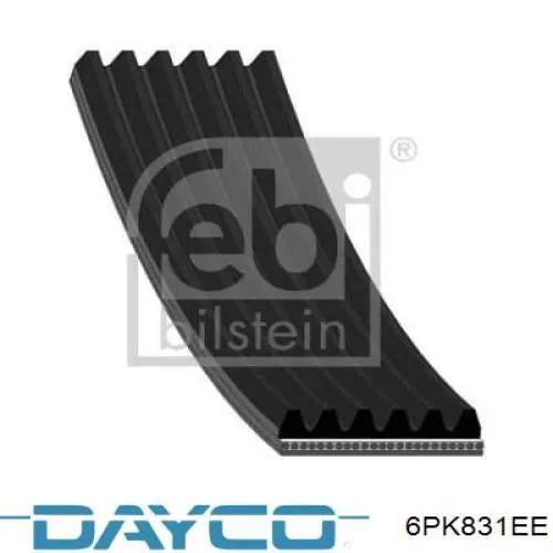 Клиновый ремень Dayco 6PK831EE цена, от 9.33 USD