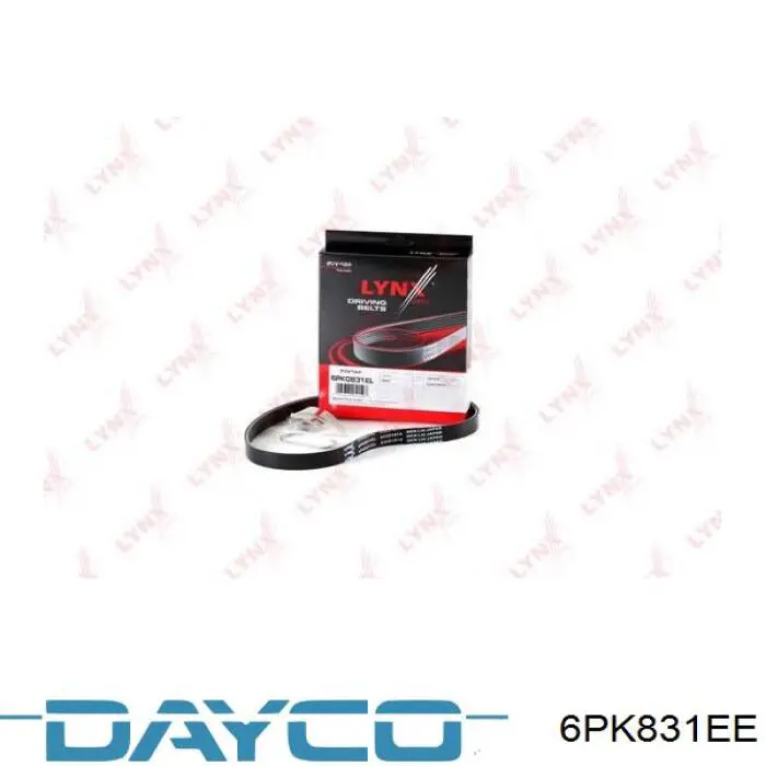 Купить 6PK831EE Dayco Ремень генератора