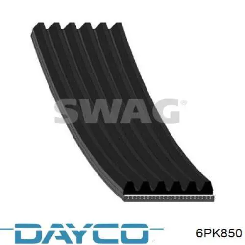 Клиновый ремень Dayco 6PK850 цена, от 8.21 USD