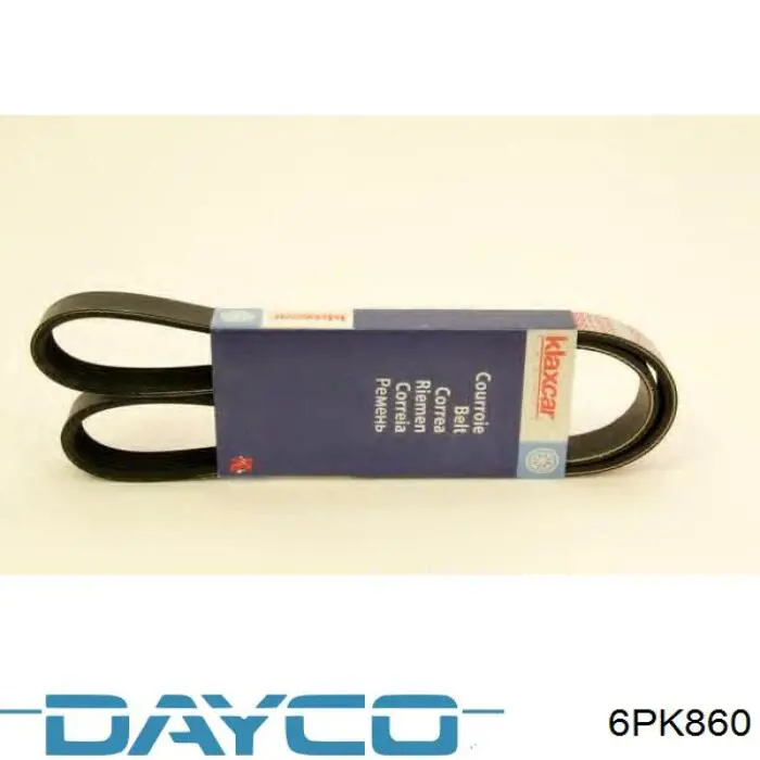 6PK860 Dayco Поликлиновый ремень