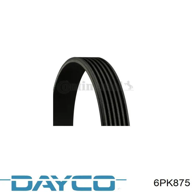 Клиновый ремень Dayco 6PK875 цена, от 6.70 USD