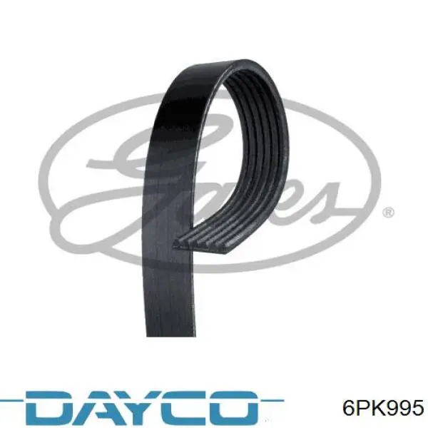 6PK995 Dayco ремень генератора