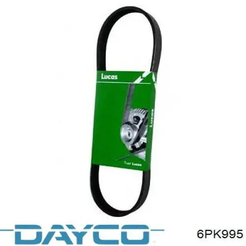 Клиновый ремень Dayco 6PK995 цена, от 7.73 USD