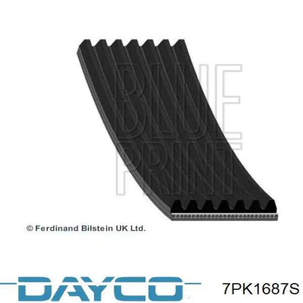 Клиновый ремень Dayco 7PK1687S цена, от 15.61 USD