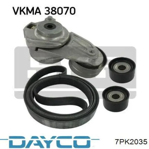 Клиновый ремень Dayco 7PK2035 цена, от 23.91 USD