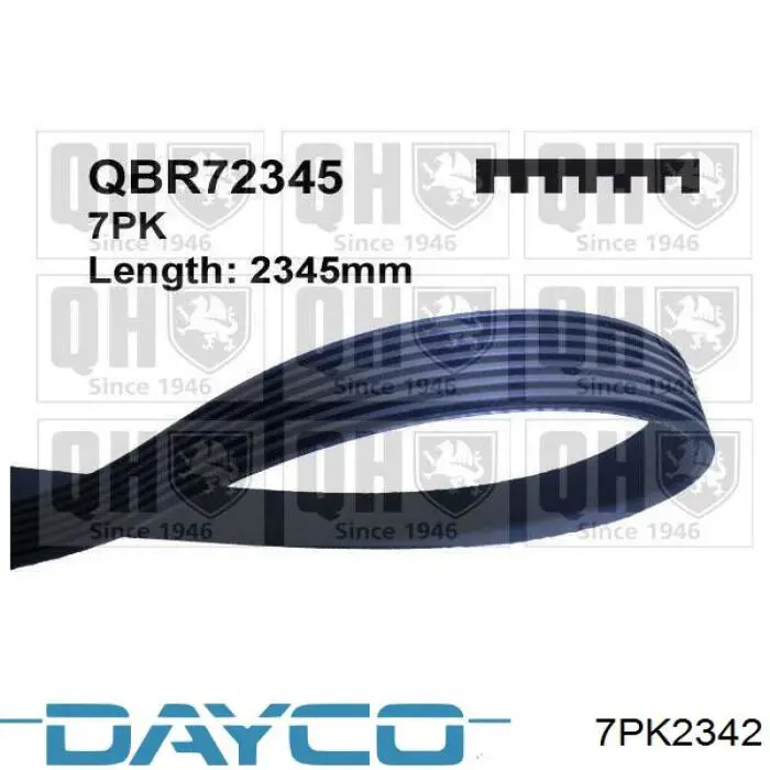 Купить 7PK2342 Dayco Ремень генератора