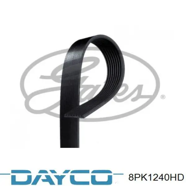 Клиновый ремень Dayco 8PK1240HD цена, от 16.49 USD