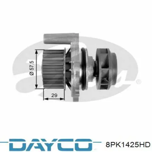 Клиновый ремень Continental/Siemens 8PK1427 цена, от 16.41 USD