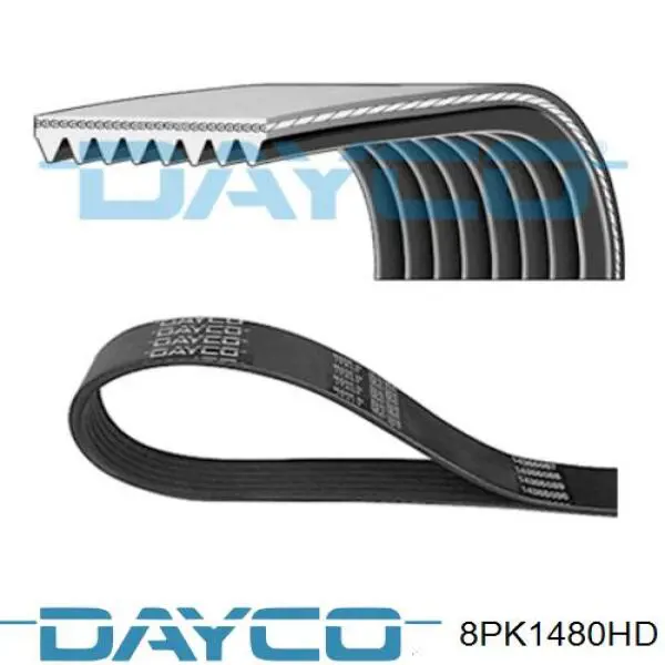 8PK1480HD Dayco ремень генератора