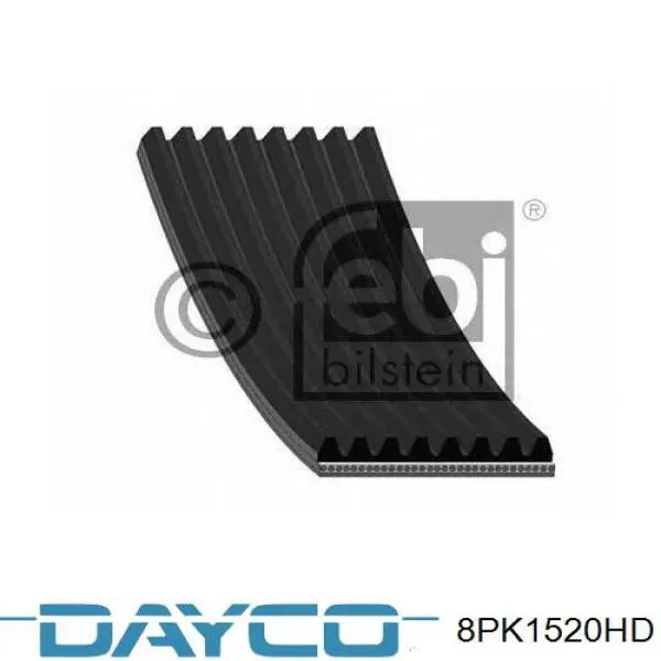 Клиновый ремень Dayco 8PK1520HD цена, от 13.33 USD