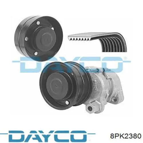 Клиновый ремень Dayco 8PK2380 цена, от 24.40 USD