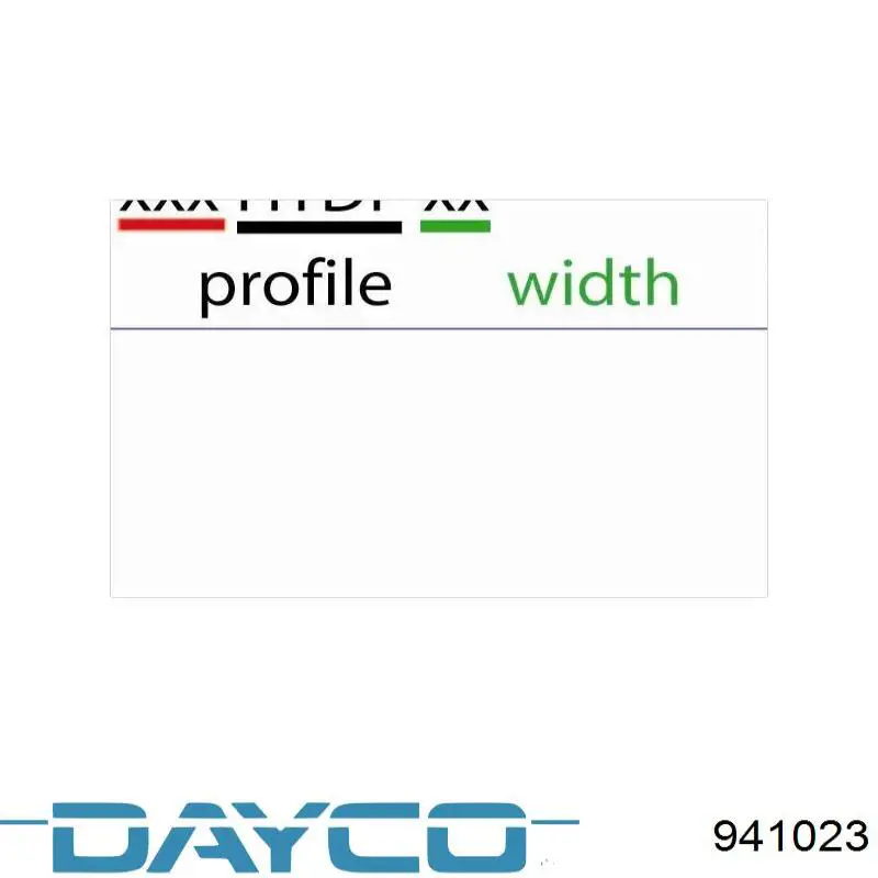 941023 Dayco Ремень двигателя
