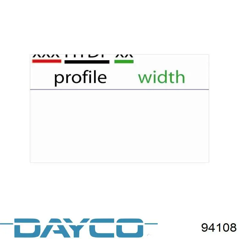 Купить 94108 Dayco Ремень ТНВД