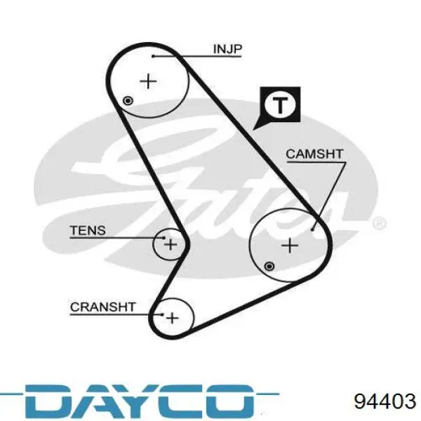 Зубчатый ремень Dayco 94403 цена, от 15.22 USD