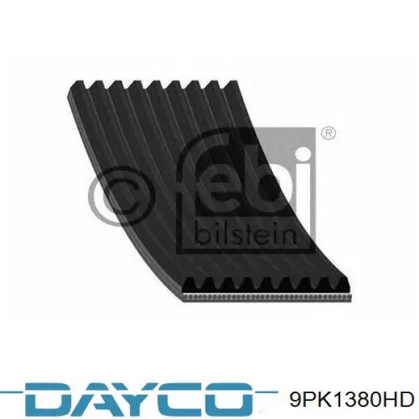 Клиновый ремень Dayco 9PK1380HD цена, от 16.74 USD