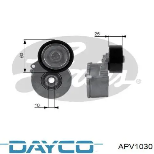 Натяжитель приводного ремня APV1030 Dayco