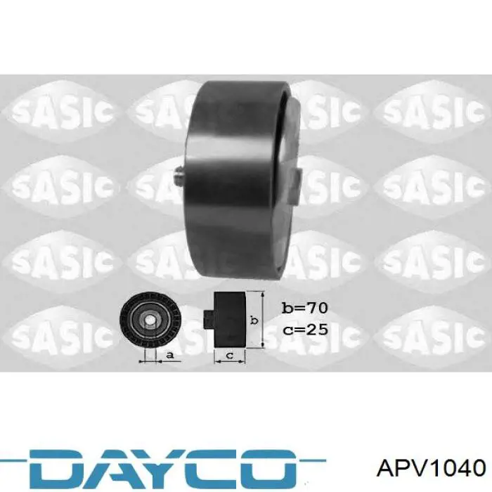 APV1040 Dayco Ролик натяжителя ремня агрегатов