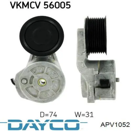 Натяжитель приводного ремня APV1052 Dayco