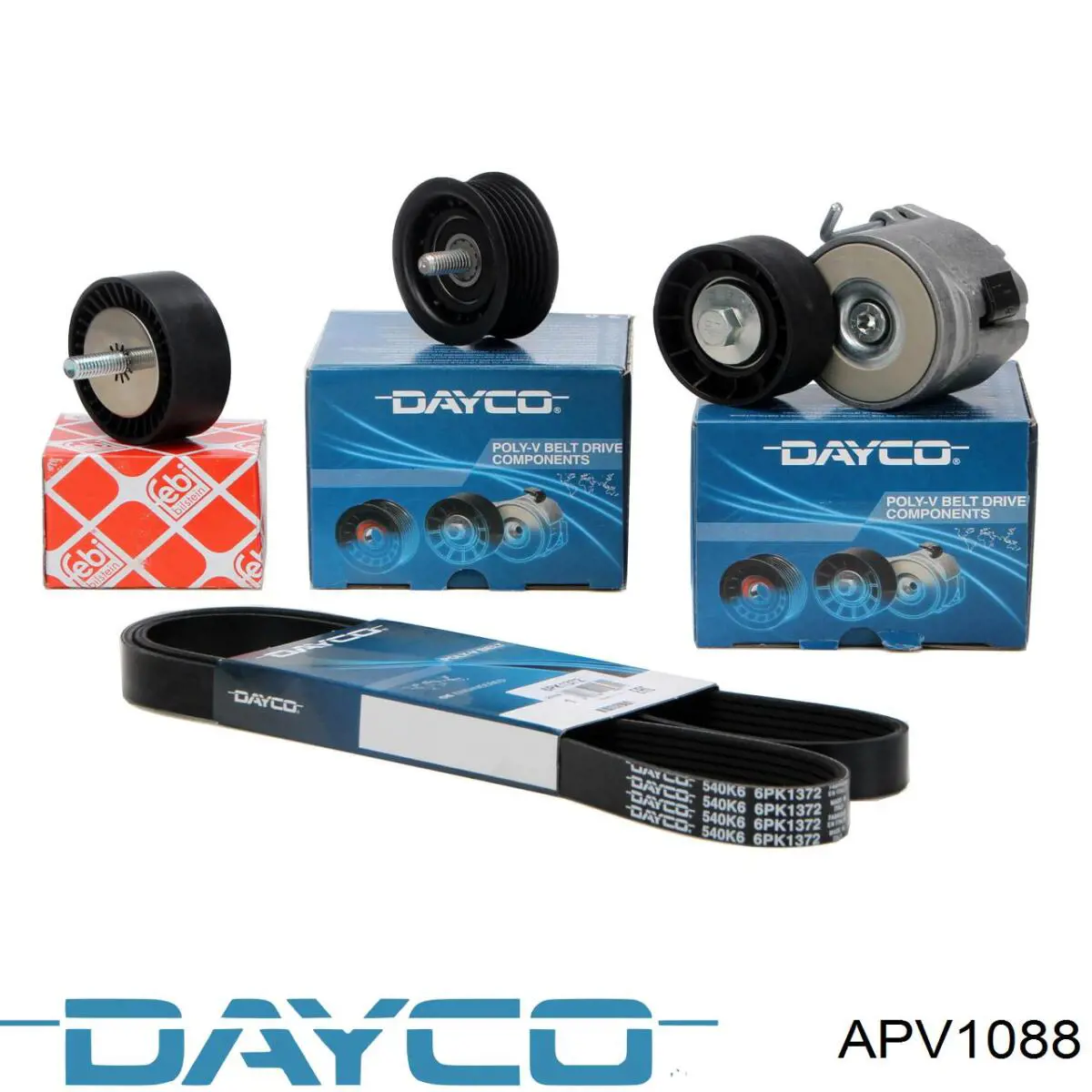 Натяжная планка поликлинового ремня Dayco APV1088