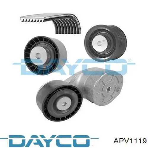 APV1119 Dayco Ролик приводного ремня, паразитный